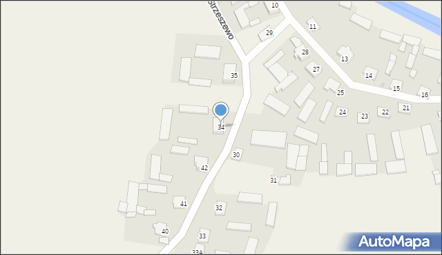 Strzeszewo, Strzeszewo, 34, mapa Strzeszewo