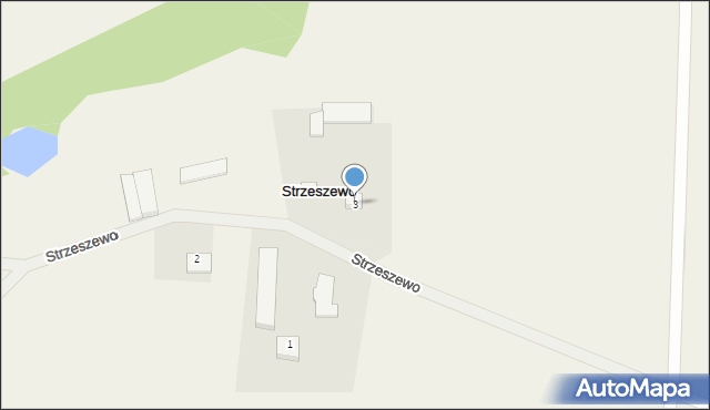 Strzeszewo, Strzeszewo, 3, mapa Strzeszewo