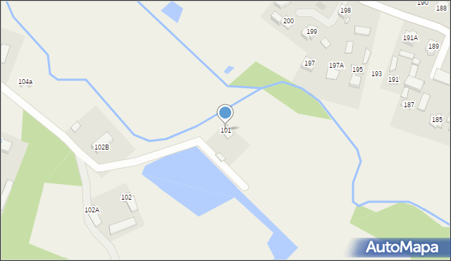 Strzeszkowice Duże, Strzeszkowice Duże, 101, mapa Strzeszkowice Duże