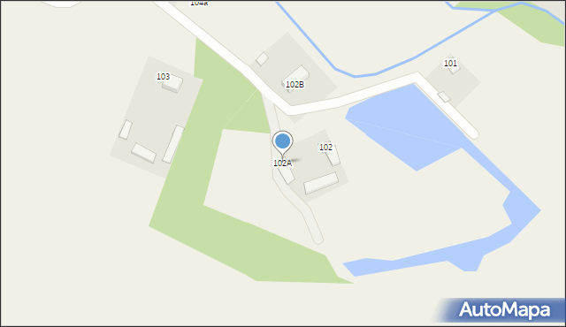Strzeszkowice Duże, Strzeszkowice Duże, 102A, mapa Strzeszkowice Duże