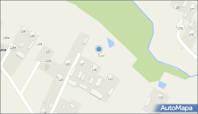 Strzeszkowice Duże, Strzeszkowice Duże, 115a, mapa Strzeszkowice Duże
