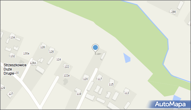 Strzeszkowice Duże, Strzeszkowice Duże, 120a, mapa Strzeszkowice Duże