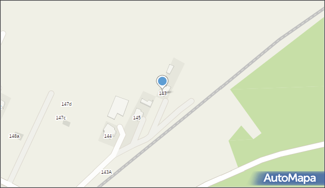 Strzeszkowice Duże, Strzeszkowice Duże, 143, mapa Strzeszkowice Duże