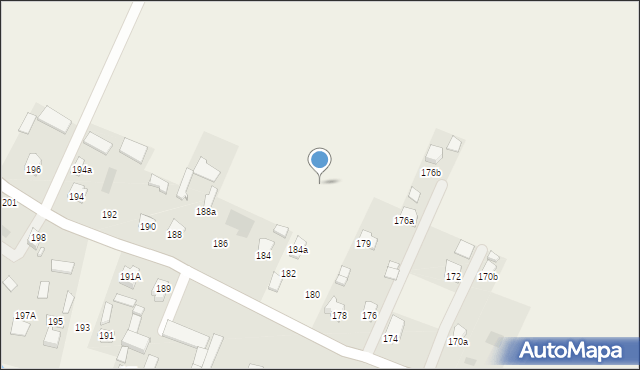 Strzeszkowice Duże, Strzeszkowice Duże, 184c, mapa Strzeszkowice Duże