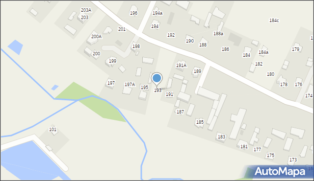 Strzeszkowice Duże, Strzeszkowice Duże, 193, mapa Strzeszkowice Duże