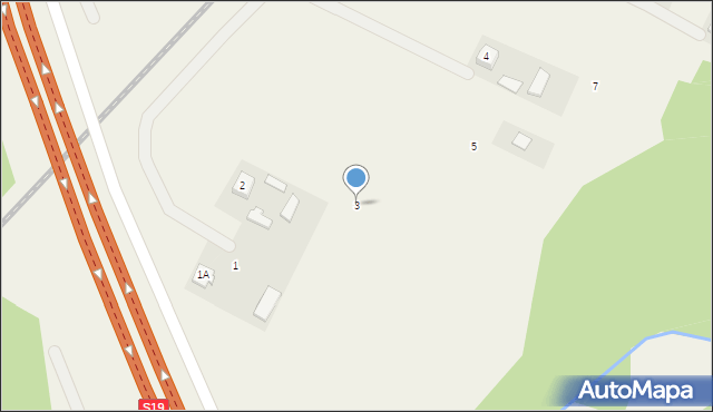 Strzeszkowice Duże, Strzeszkowice Duże, 3, mapa Strzeszkowice Duże