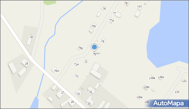 Strzeszów, Strzeszów, 73, mapa Strzeszów