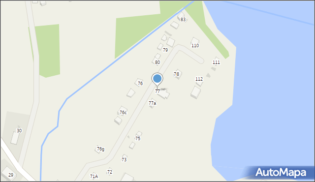 Strzeszów, Strzeszów, 77, mapa Strzeszów