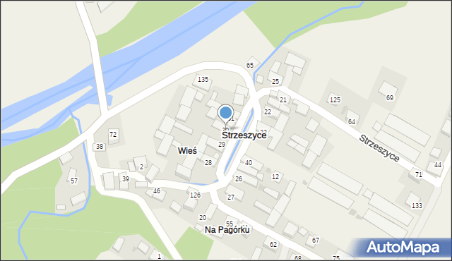 Strzeszyce, Strzeszyce, 30, mapa Strzeszyce