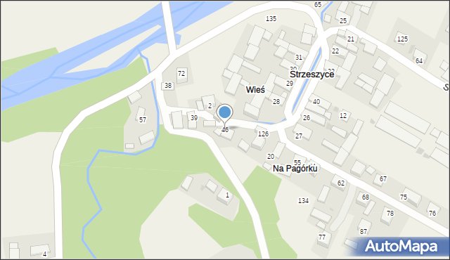 Strzeszyce, Strzeszyce, 46, mapa Strzeszyce