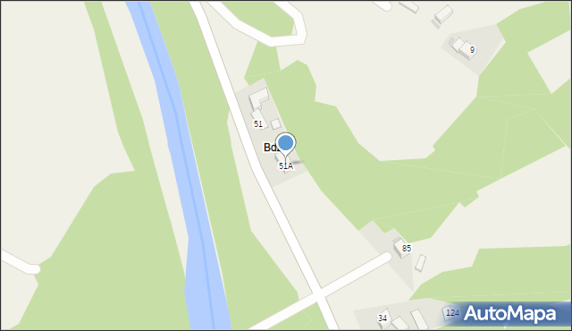 Strzeszyce, Strzeszyce, 51A, mapa Strzeszyce