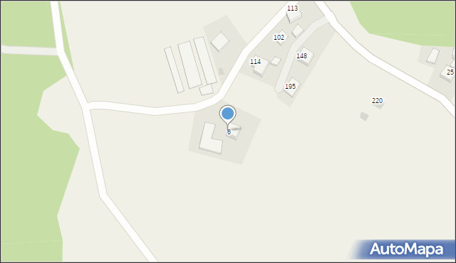 Strzeszyce, Strzeszyce, 6, mapa Strzeszyce