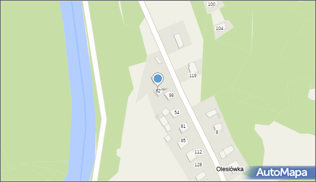 Strzeszyce, Strzeszyce, 82, mapa Strzeszyce