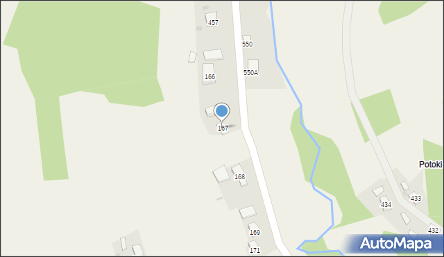 Strzeszyn, Strzeszyn, 167, mapa Strzeszyn