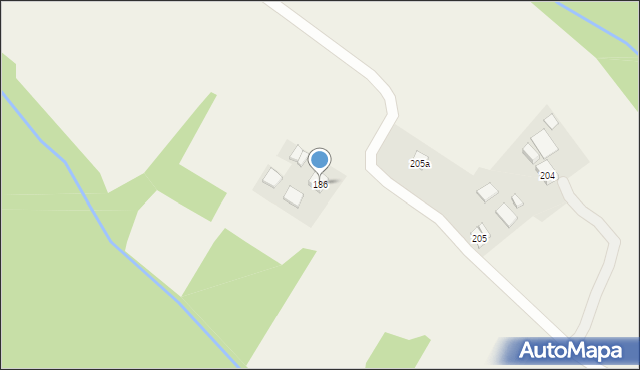 Strzeszyn, Strzeszyn, 186, mapa Strzeszyn