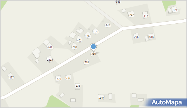 Strzeszyn, Strzeszyn, 240, mapa Strzeszyn