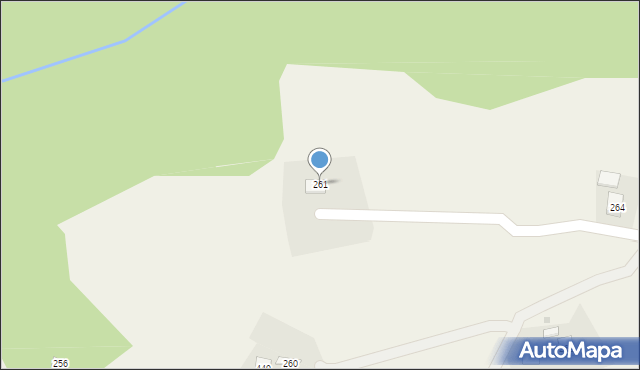 Strzeszyn, Strzeszyn, 261, mapa Strzeszyn