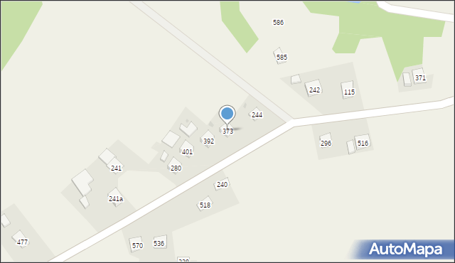 Strzeszyn, Strzeszyn, 373, mapa Strzeszyn