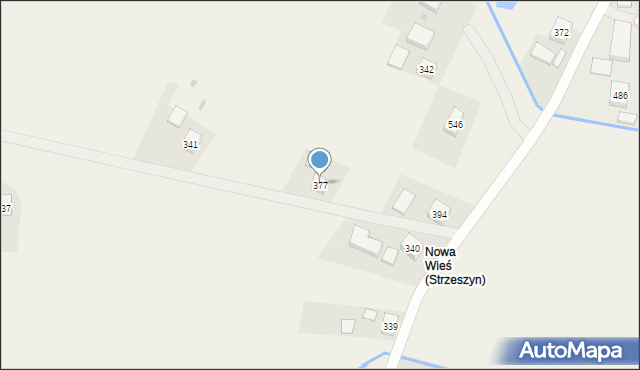 Strzeszyn, Strzeszyn, 377, mapa Strzeszyn