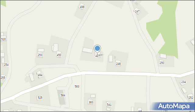 Strzeszyn, Strzeszyn, 427, mapa Strzeszyn