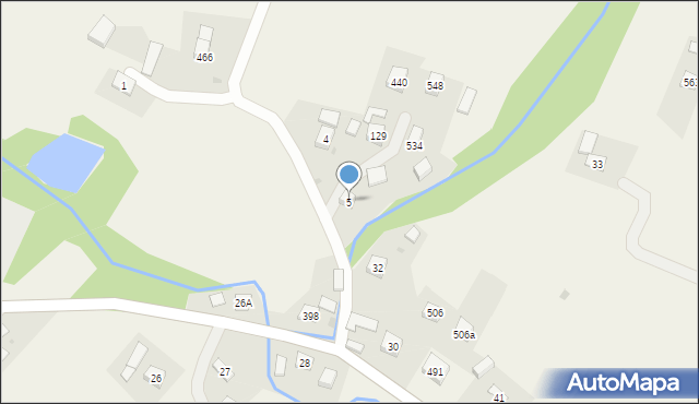 Strzeszyn, Strzeszyn, 5, mapa Strzeszyn