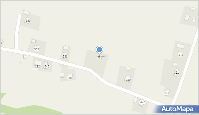 Strzeszyn, Strzeszyn, 561, mapa Strzeszyn