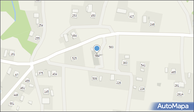 Strzeszyn, Strzeszyn, 584, mapa Strzeszyn