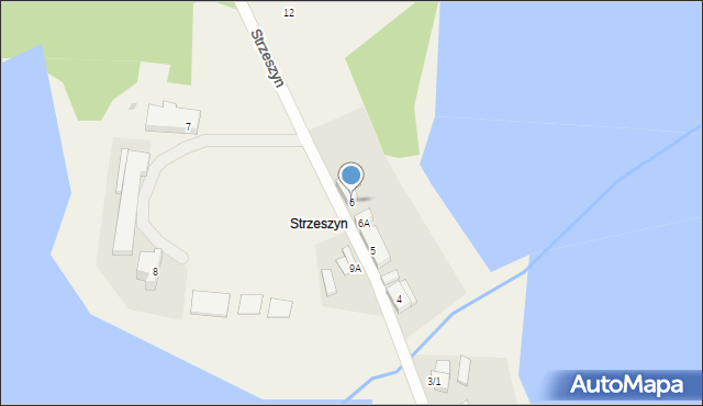 Strzeszyn, Strzeszyn, 6, mapa Strzeszyn