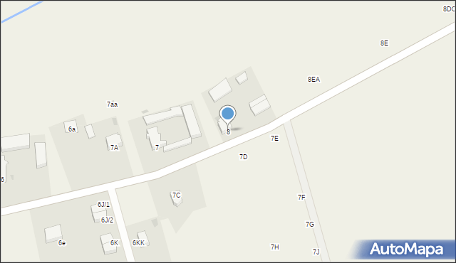 Strzeżenice, Strzeżenice, 8, mapa Strzeżenice