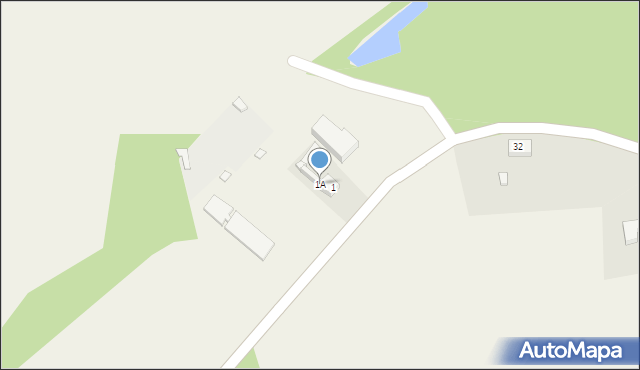 Strzeżewo, Strzeżewo, 1A, mapa Strzeżewo