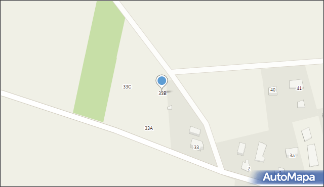 Strzeżewo, Strzeżewo, 33B, mapa Strzeżewo