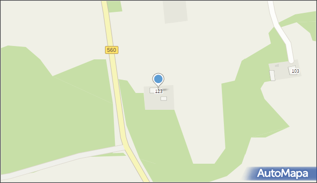 Strzygi, Strzygi, 123, mapa Strzygi