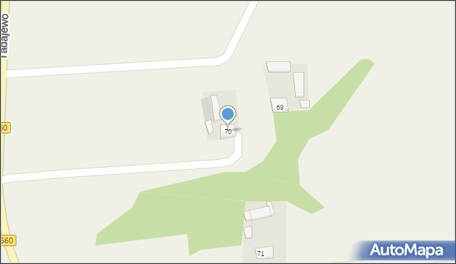 Strzygi, Strzygi, 70, mapa Strzygi