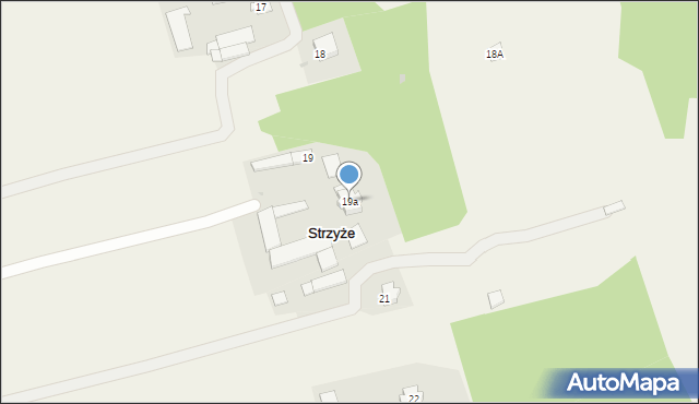 Strzyże, Strzyże, 19a, mapa Strzyże