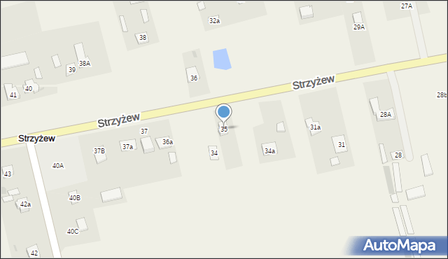 Strzyżew, Strzyżew, 35, mapa Strzyżew