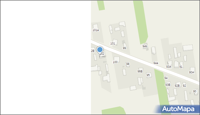 Strzyżew, Strzyżew, 102A, mapa Strzyżew