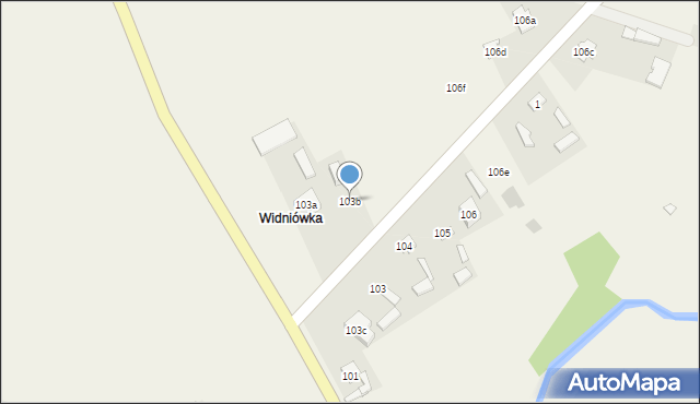 Strzyżewice, Strzyżewice, 103b, mapa Strzyżewice