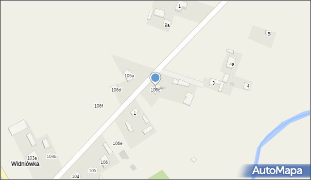 Strzyżewice, Strzyżewice, 106c, mapa Strzyżewice