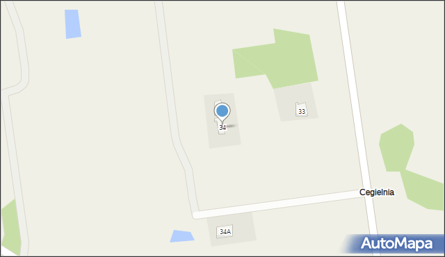 Strzyżewice, Strzyżewice, 34, mapa Strzyżewice