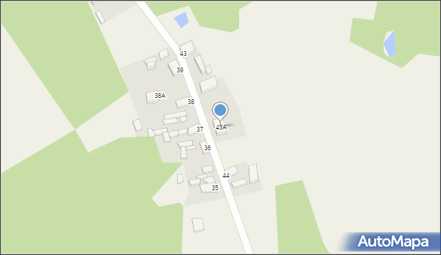 Strzyżewo, Strzyżewo, 43A, mapa Strzyżewo