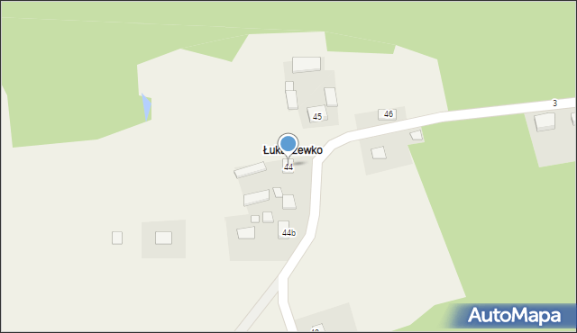 Strzyżewo Paczkowe, Strzyżewo Paczkowe, 44, mapa Strzyżewo Paczkowe