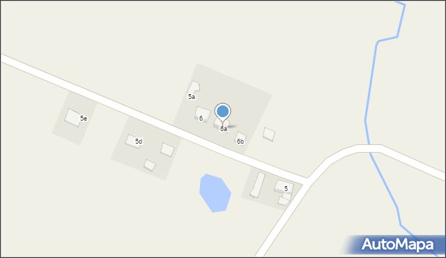Strzyżewo Paczkowe, Strzyżewo Paczkowe, 6a, mapa Strzyżewo Paczkowe
