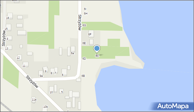 Strzyżów, Strzyżów, 6C, mapa Strzyżów