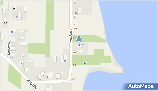 Strzyżów, Strzyżów, 6F, mapa Strzyżów