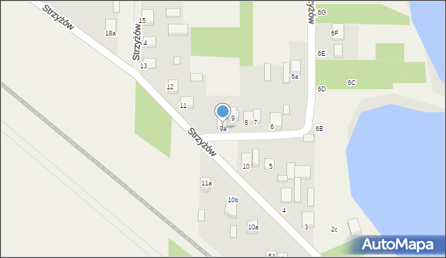 Strzyżów, Strzyżów, 9a, mapa Strzyżów