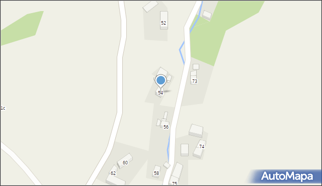 Strzyżowiec, Strzyżowiec, 54, mapa Strzyżowiec