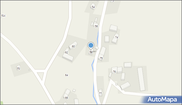 Strzyżowiec, Strzyżowiec, 58, mapa Strzyżowiec