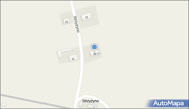 Strzyżyno, Strzyżyno, 28, mapa Strzyżyno