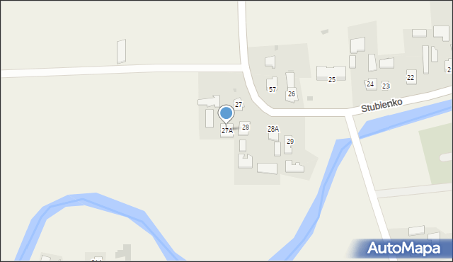 Stubienko, Stubienko, 27A, mapa Stubienko