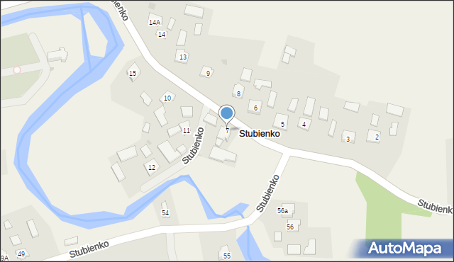 Stubienko, Stubienko, 7, mapa Stubienko